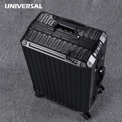 Little Diamond Luggage Solid Aluminum Frame Travel Box Scratch resistant and Wear resistant Hard Box Boarding Case Silent Univer