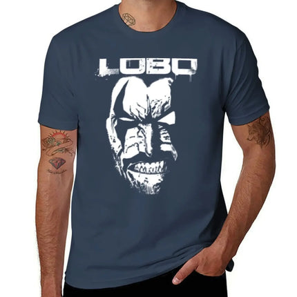 Lobo T-Shirt customs summer clothes new edition plain white t shirts men