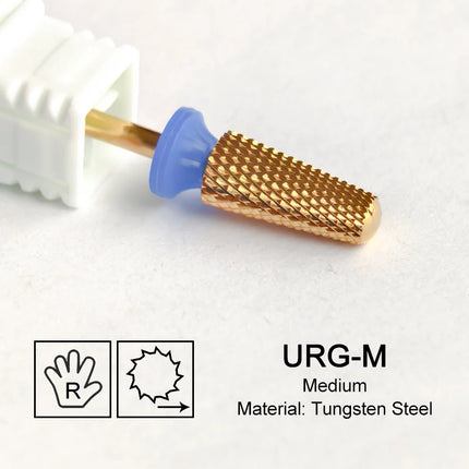Tapered Barrel Nail Drill Bits Carbide Nails Grinding Head Milling Cutter 4XC Hard Soft Gel Removal Polishing DIY Tools