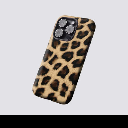 Aurbe Matte 2-in-1 Film Magsafe Case For iPhone 17 16 15 14 Plus 17 Pro Max Shockproof Hard Shell Classic Leopard Pattern Case