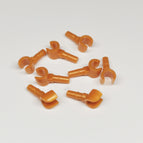 41-Plastic gold / 100pcs