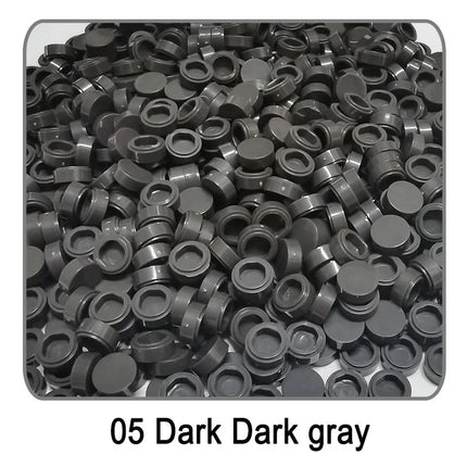 1000pcs/lot Tile 1x1 Round 98138 Special Brick MOC Building Block Small Particle Bricks Parts Compatible with 98138 LOGO Toys