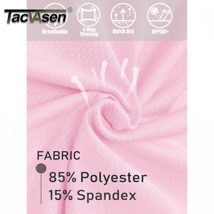 TACVASEN Summer UV/Sun Protection Outdoor Hooded T-shirt Women's Hoodie Shirt UPF 50+ Long Sleeve Fishing Hiking Athletic Shirts