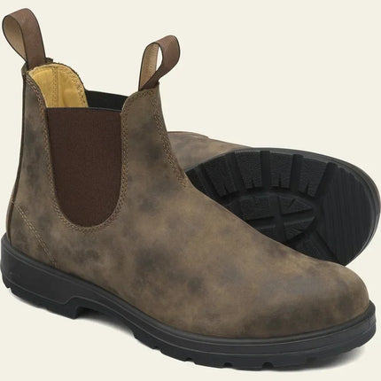 Slip-On Unisex Chelsea Boots Retro Couple Shoes Men Ankle Boots Women Cowboy Single Boots Mens Plus Size 35-49 Boot Men Shoes