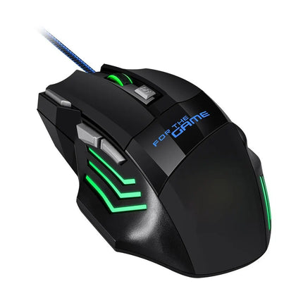 Gaming Mouse RGB Backlit Ergonomic Game Mice 7D Esports Wired Mouse Computer Mouse for Laptop PC Desktop Gamer - product imag