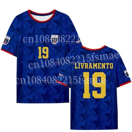 Cape Verde Fans Jersey Vozinha 1 Shirt Kids Men 3D Printed Soccer T-Shirt Cape Verdean FCF Fans Tee Summer Casual Sportswear Top