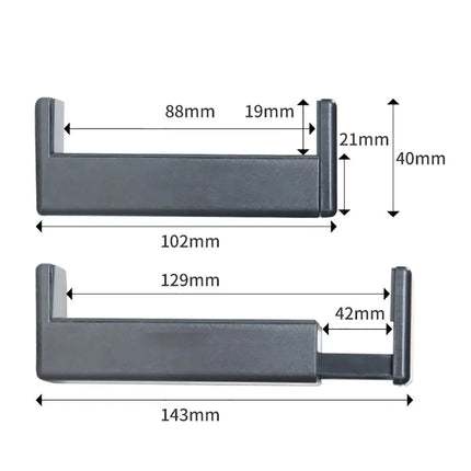 Adjustable Guitar Steady Stand Portable Ultra-Small Mini Guitar Holder Silicone Inner Stable Guitar Stand Clip-On Stage
