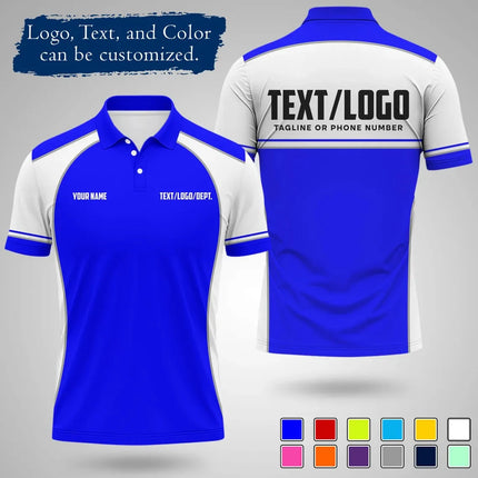 Personalized Team Polo Shirt Customizable Diy Name Logo Men Women Short Sleeve New Design Jersey Summer Daily Sports Uniforms