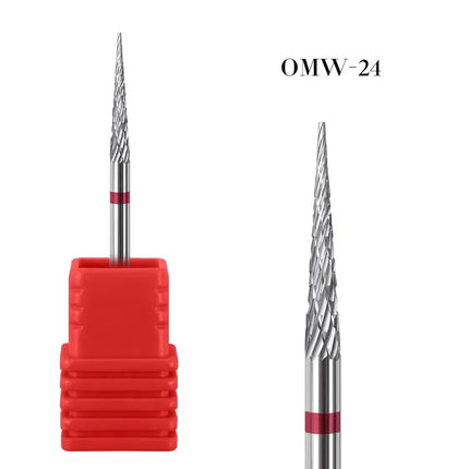 20 Types Tungsten Blue Rainbow Carbide Nail Drill Bit Electric Nail Mills Cutter For Manicure Machine Nail Files Accessories