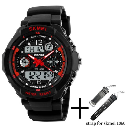 Skmei Kid's Digital Sport's Watches Boy Girl Fashion Dual Time Children Led Waterproof Electronic Wristwatch Relogio Masculino
