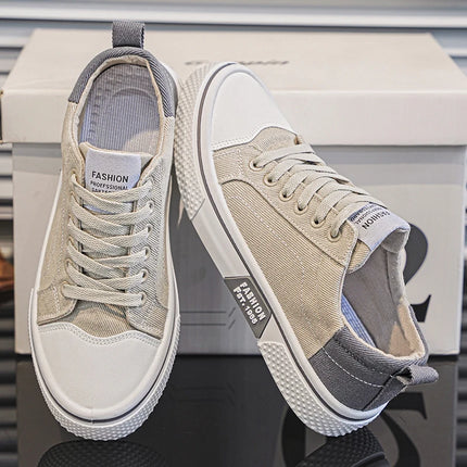 Men's Canvas Shoes Lightweight Breathable Street Style Skateboarding Spring Summer Fashion Casual Shoes for Teens