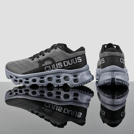 Casual Sneakers Men's Cushion Running Trainers Shock Absorbing Supercritical EVA Sneakers Breathable Fitness Athletic Shoes