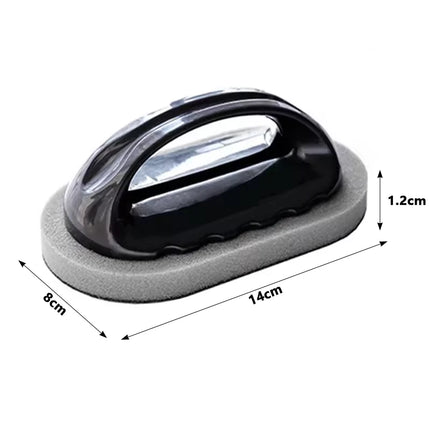 Magic Emery Sponge Brush Wipe Eraser Cleaner Kitchen Bath Rust Strong Decontamination Cleaning Tools With Handle - product im