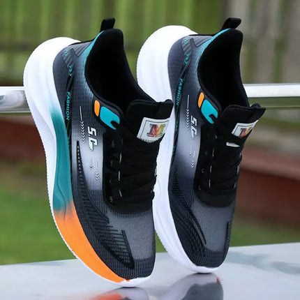 Sports shoes men's 2025 new ultra light and breathable spring/summer Korean version student casual running shoes men's shoes