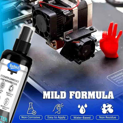 100ml Strong 3D Printer Adhesive Spray Suitable for PLA, ABS, PETG, TPU Filaments - Reduces Warping, Enhances Bed Adhesion New