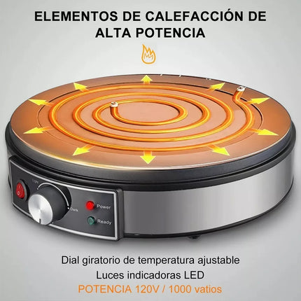 Electric Crepe Maker Machine Pancake Machine Batter Crepes Maker Kitchen Cooking Roti Tortilla Blintzes Pancakes Bacon Eggs