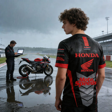2026 Summer Hot Selling Honda Moto Speeds Short Sleeve Racing Team Product Men's T-shirt Racing Sports Casual Short Sleeve