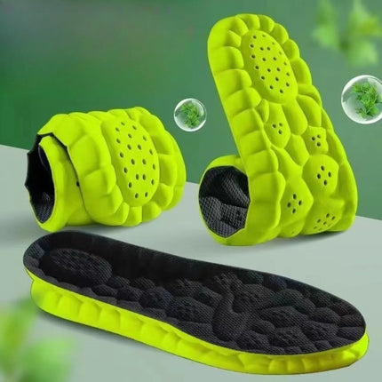 4D Super Soft Sports Insoles Shock Absorption Arch Support Orthopedic Shoe Pads For Running Basketball - product image from B