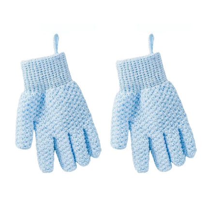 1Pc Five Finger Shower Gloves Frosted Mud Rubbing Towel Scrubbing Tool for Mud Bath Exfoliating Glove with Grip