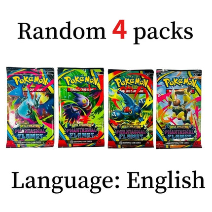4 Pcs Pokemon Card CHAOS PISING  ASCENDED HEROES  English Booster Battle Pokemon Card Game Carte Trading Collection Cards Gift