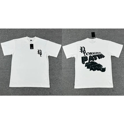 New Patta Tee Short Sleeve Men's Women's Loose Fashion Letter Print Pattern T-shirt High Quality Cotton PATTA Tops