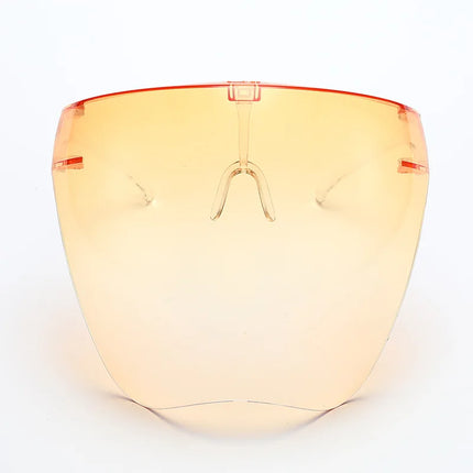 Full Face Sunglasses Mask Women Men Protective Faceshield Glasses Goggles Covered Spherical Lens Anti-Spray Cycling Sunglasses