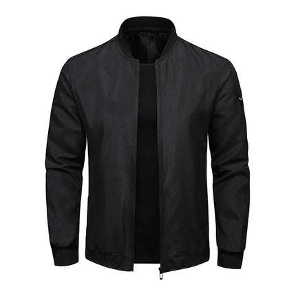 Men Solid Casual Outerwear Jacket New Arrival Spring Autumn Loose Versatile Fashion Coat Daily Casual Outdoor Male Clothing
