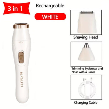 Electric Hair Trimmers for Women Waterproof Razor Painless Private Body Hair Removal Device shaver Bikini Arm Leg Face Shaving