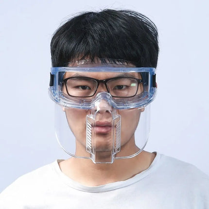 Transparent Protected Face Shield Mask Ergonomic Multipurpose Full Face Mask Anti-impact Anti-oil Splash Kitchen Face Mask
