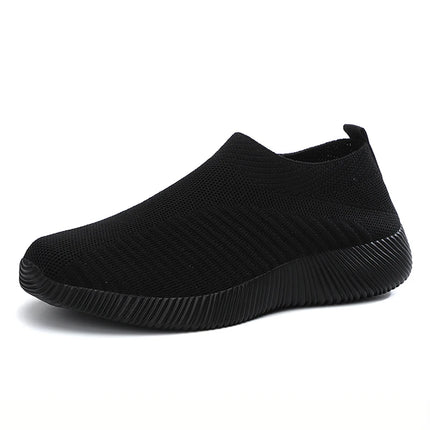 New Pink Women Shoes Soft Sneakers Lightweight And Comfortable Women Slip On Lazy Loafers Walking Shoes For Women Size 36-42