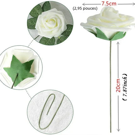 Artificial Roses - artificial flowers for weddings (photo 3 of 20)