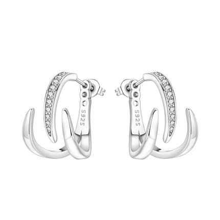 Orstarry S925 Sterling Silver 18k Gold Classic Knot Stud Earrings For Lady S925 Jewelry Party Anniversary Trendy Gifts