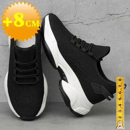 Increasing Men Sneakers Casual Heightening Shoes 8cm Height Increase Shoes for Summer Breathable 6cm - product image 3