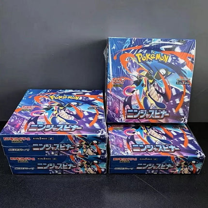 Pokemon Cards Genuine Original Trading PTCG Japanese M4 Booster Pack Original Box Mega Koga Ninja Ex Card Holder Ninja Spin Gift