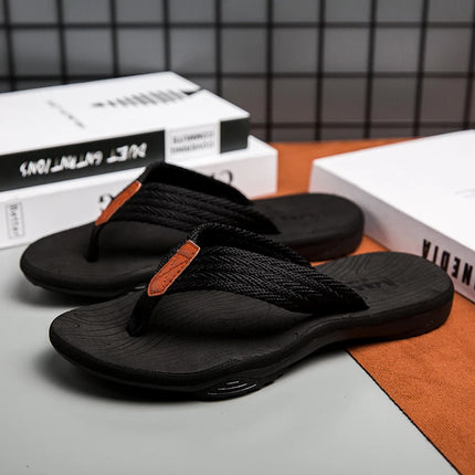 MEN Flip flop Comfortable Breathable Slip-On Sandals for Men Casual Summer Footwear