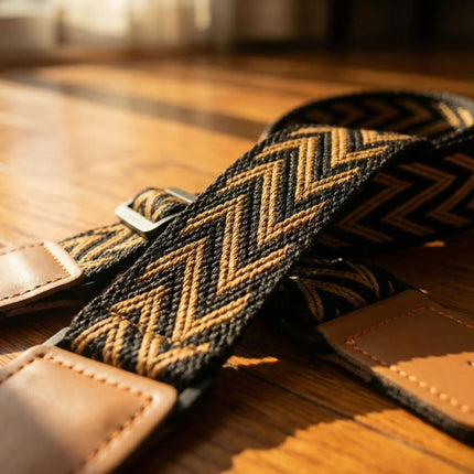 Ukulele Strap, Adjustable Guitar Strap, Bohemian Style Guitar Strap