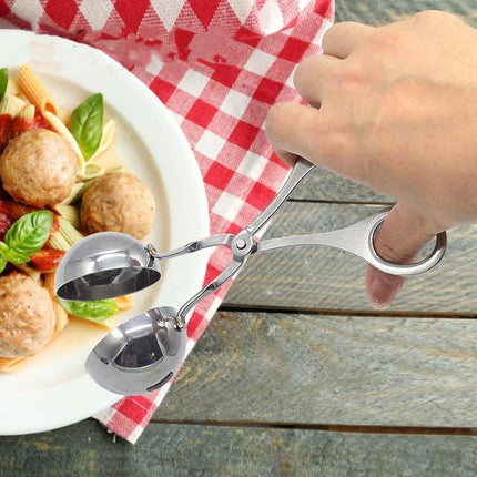 Meat Ball Maker Tool Stainless Steel Clip Round Rice Ball Shaper Spoon Meatball Making Mold Non Stick Stuffed - product image