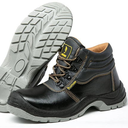 Steel Toe Shoes for Men Women Lightweight Anti-smash Steel Toe Sneakers Indestructible Work Boots Construction Safety Shoes