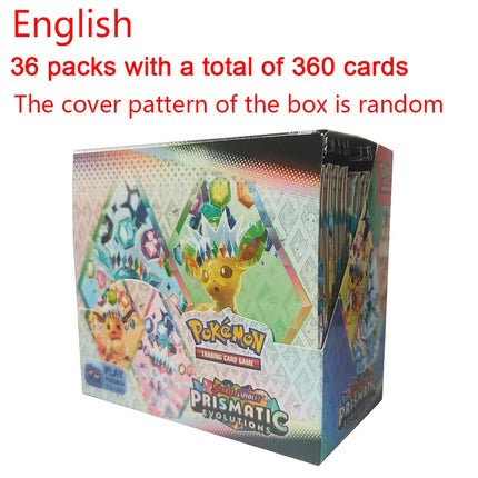 360Pcs Pokemon Card MEGA EVOLUTION Lucario Prismatic Evolutions Game Cartoon English Booster Battle Transaction Card Gift
