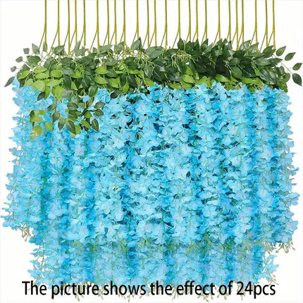 Hanging Flower Vines - artificial flowers for wall (photo 15 of 19)