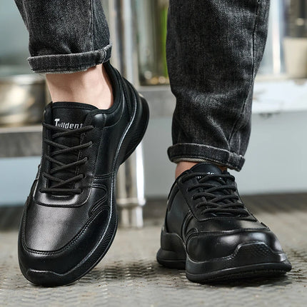 Chef's Work Shoes, Anti Slip and Oil Resistant Casual Shoes, Anti Slip and Waterproof Restaurant Work Shoes