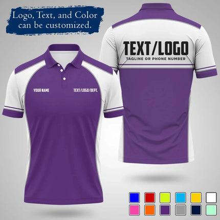 Personalized Team Polo Shirt Customizable Diy Name Logo Men Women Short Sleeve New Design Jersey Summer Daily Sports Uniforms