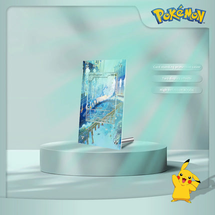 Pokemon Card Brick Photo Frame Van Gogh Museum Pikachu Charizard Acrylic Card Brick Photo Frame PTCG Gift Toy Not Include Cards
