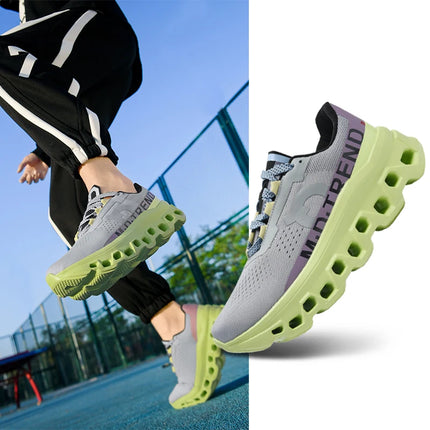 2026 Air Cushion Running Shoes Jogging Marathon Men Sports Breathable Lightweight Women's Comfortable Nonskid Leisure Sneakers