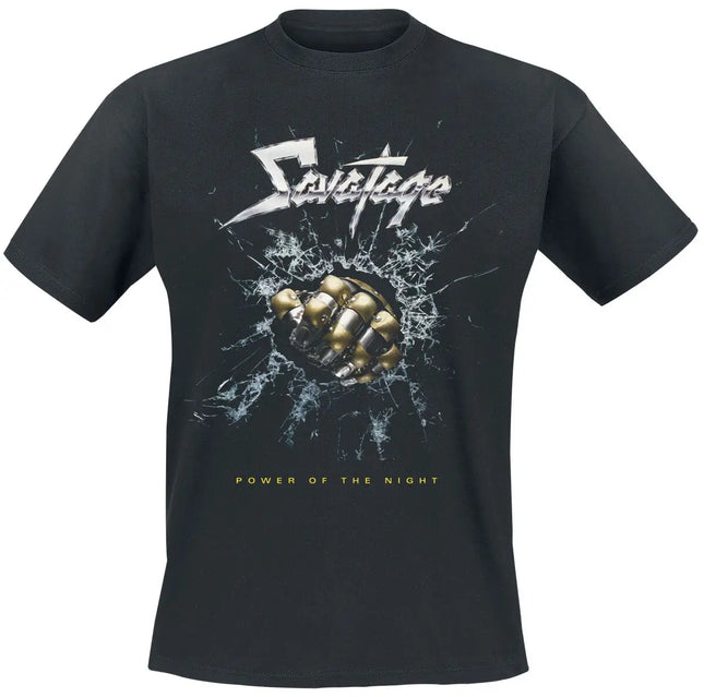 Ajuste Savatage Camiseta de algodón unisex de manga corta de verano Marca de moda Camiseta casual de lujo vintage