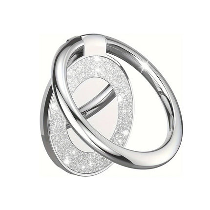 Fashion Bling Finger Ring Phone Holder Back Sticker Stand Mobile Phone Accessories Portable Ring Bracket for Xiaomi iPhone 14 15