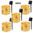 5pcs-warm white / 7m50LED