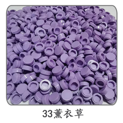 1000pcs/lot Tile 1x1 Round 98138 Special Brick MOC Building Block Small Particle Bricks Parts Compatible with 98138 LOGO Toys