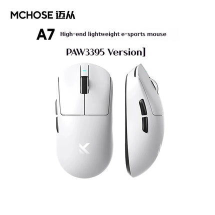 MCHOSE A7 Pro Ultra Series 8000Hz Wireless Gaming Bluetooth Mouse 2.4G PAW3395 Esport Cordless PC Laptops Accessories