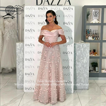 FableT Off-the-shoulder A-line Long Dresses Customized Applique Beading  Bespoke Occasion Prom Luxury Evening Gown Gorgeous